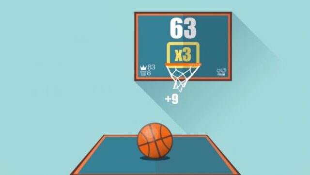 Ở vị trí thứ hai trong danh sách game bóng rổ online là Basketball Shoot